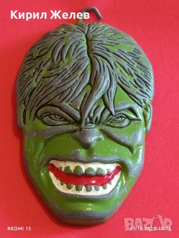 МЕДАЛЬОН с ЛИКА на ХЪЛК от МАРВЕЛ от филма ОТМЪСТИТЕЛИТЕ 34789, снимка 2 - Колиета, медальони, синджири - 52501918