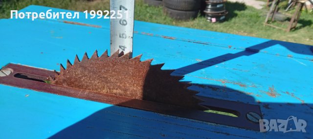 Настолен циркуляр НОМЕР 67. 40мм дълбочина на рязане. До 45 градуса на ъгъл. С дрелка Bosch CSB 550., снимка 6 - Циркуляри - 38055981