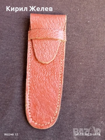 Старо кожено калъфче от соца за КОЛЕКЦИЯ ДЕКОРАЦИЯ 38403, снимка 6 - Други ценни предмети - 51195317