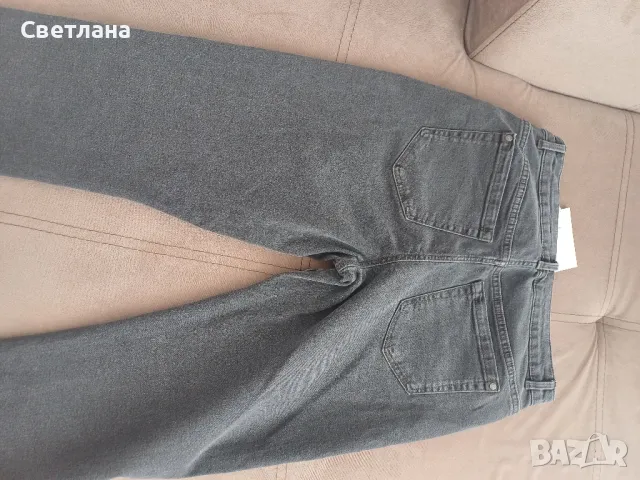 Нови сиви дамски дънки, снимка 2 - Дънки - 49430930