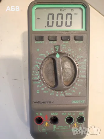Продава се цифров мултиметър WAVETEK DM27XT, снимка 7 - Измервателни инструменти - 56318909