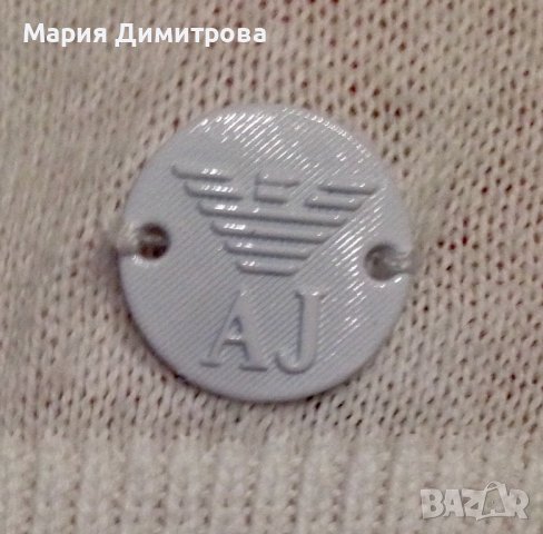 ARMANI JEANS жилетка/блуза с флорални мотиви Оригинал , снимка 6 - Жилетки - 39306682