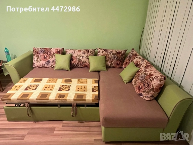 Ъглов диван, снимка 4 - Дивани и мека мебел - 52585911