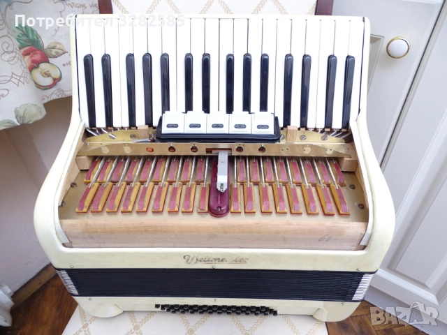 Aкордеон Weltmeister 48 баса в много добро състояние, снимка 12 - Акордеони - 52874690