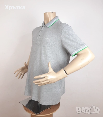 Hugo Boss Paddy - Оригинална мъжка тениска с яка размер XL, снимка 3 - Тениски - 53306095