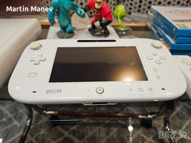 Nintendo Wii U 8GB + игри и фигурки, снимка 4 - Nintendo конзоли - 54060628