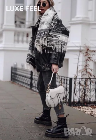 Dior ✨Кашмир ✨ Дамски Шалове , снимка 9 - Шалове - 56227540