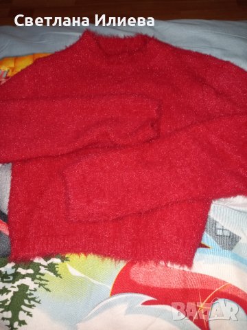 Детски пуловер къс, снимка 4 - Детски пуловери и жилетки - 40383734