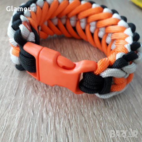 Паракорд гривна за мъже/18/19см/, снимка 3 - Гривни - 34204092