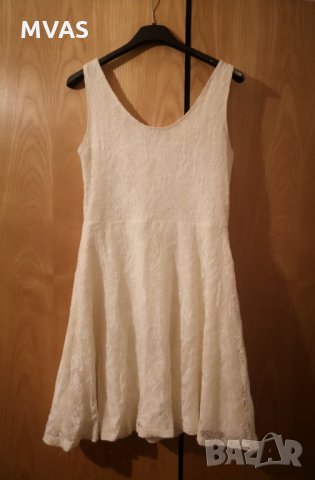 Нова лятна плажна рокля 36 S номер млечно бял, снимка 4 - Рокли - 29562679
