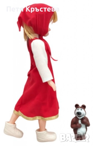 Голяма музикална детска кукла Маша от Маша и Мечокът, снимка 5 - Кукли - 52842168