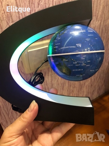Левитиращ глобус, LED осветление, снимка 2 - Други стоки за дома - 52795680