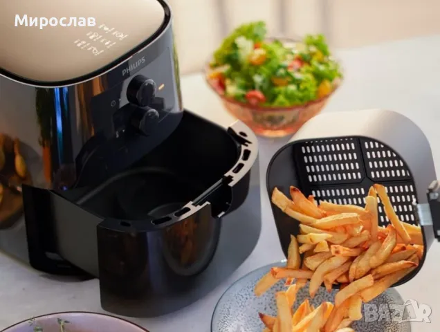 Philips Essential Airfryer - 4,1 л,, снимка 3 - Фритюрници - 49165931