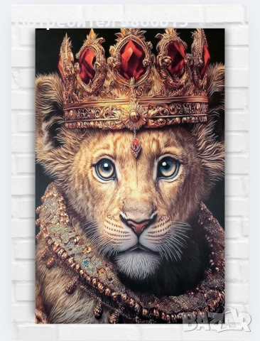 The King - Луксозна светеща картина 