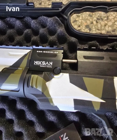 PCP NIKSAN TACTO 5.5 въздушна пушка, снимка 9 - Въздушно оръжие - 53203178