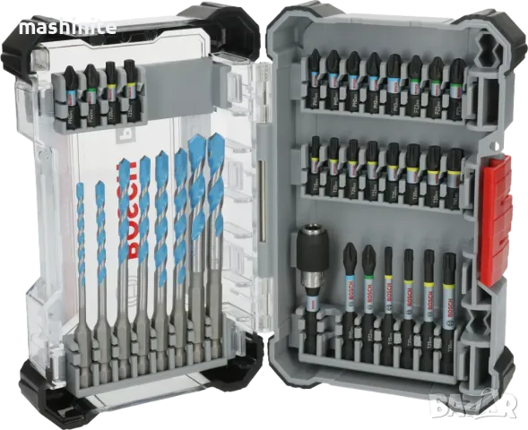 ПРОМОЦИЯ!Комплект битове ударни магнитни PRO Impact и Свредла Multiconstruction, 35 бр. Bosch, снимка 1