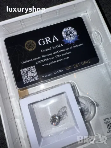 ПРОМО! Диамант Лаб - М, 2 карата, сертификат, луксозна кутия - БЕЗПЛАТНА ДОСТАВКА!, снимка 2 - Романтични подаръци - 50360328