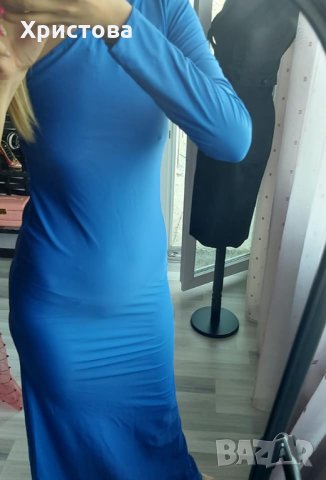 Нова дълга рокля в синьо за повод - 32.00лв., снимка 2 - Рокли - 21610920