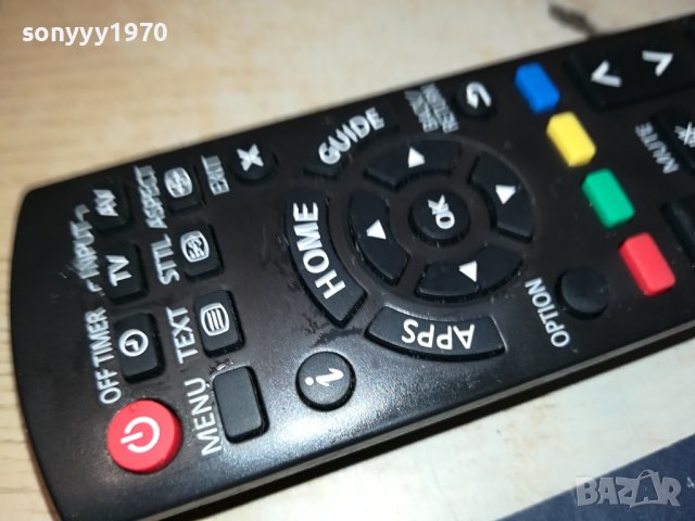 PANASONIC TV REMOTE-SWISS 2109231625, снимка 2 - Дистанционни - 42271753