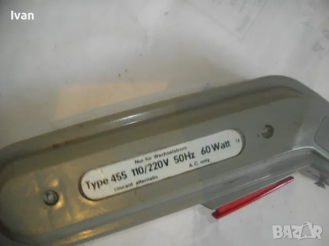 ЕЛЕКТРИЧЕСКА ЛЕПАЧКА ЗА ПЛАСТМАСА НЕМСКА СТАРО КАЧЕСТВО 60W ОТЛИЧНА ДВОЙНА ЧОВКА ENGEL LOTER, снимка 18 - Други инструменти - 48603806