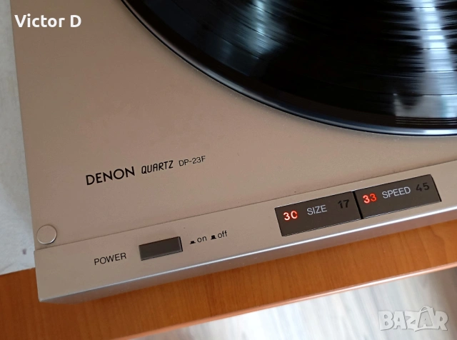 DENON DP-23F-Грамофон direct drive Quartz , снимка 5 - Грамофони - 53074391