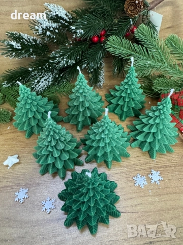 Коледни свещи, снимка 10 - Декорация за дома - 52076340