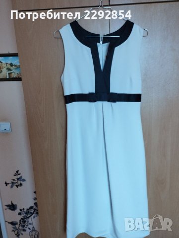Елегантна бяла рокля, снимка 1 - Рокли - 37823722