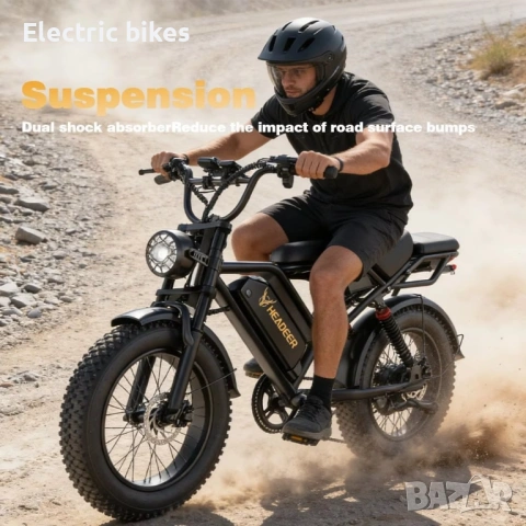 Електрически велосипед BK20 750W 48V 20Ah, 20 цола, до 80 км пробег, снимка 6 - Велосипеди - 54088183