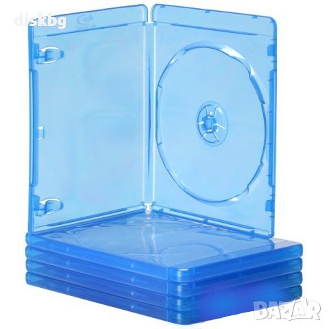 Нова кутия за Blu-ray 11мм eдинична с лого, BD-R Box, Блу рей кутии, снимка 2 - Други - 30830637