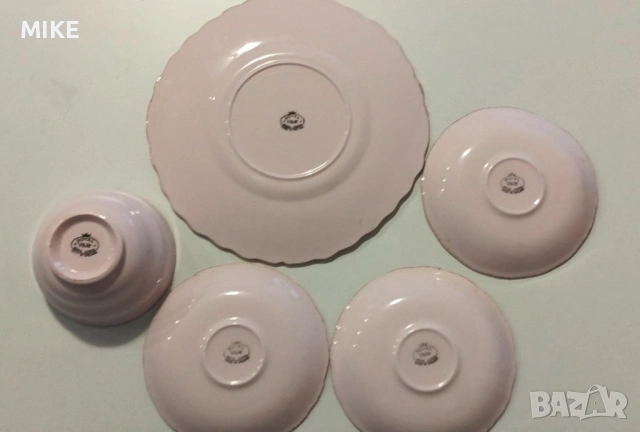 Чинии и чашка/захарничка на Royal Vale, снимка 3 - Чинии - 52325398