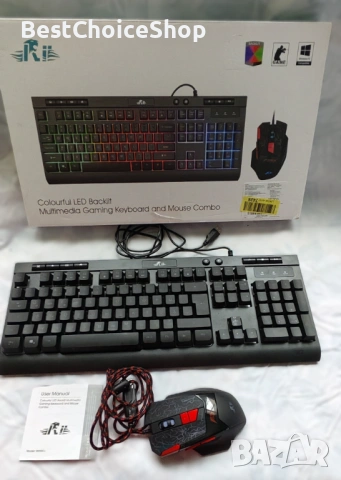 Rii мишка и клавиатура за игри, PC/лаптоп/Xbox/PS4 RK900