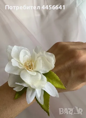 Сватбени бутониери, гривни за шаферки, закичванки, снимка 1