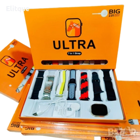 Смарт часовник 7 в 1 Ultra 2.01, снимка 6 - Друга електроника - 52753554