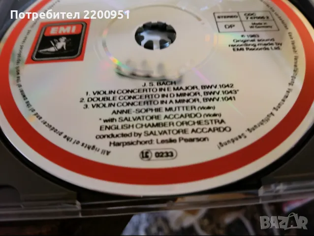 J.S. BACH, снимка 8 - CD дискове - 50052636