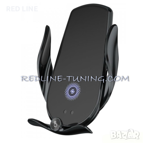 Поставка, стойка за телефон с безжично бързо зареждане fast wireless charging, снимка 1