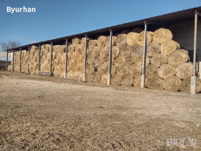 Продавам рулонни бали слама, снимка 1
