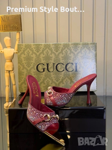 обувки на ток miu miu Gucci , снимка 2 - Дамски ежедневни обувки - 54159403