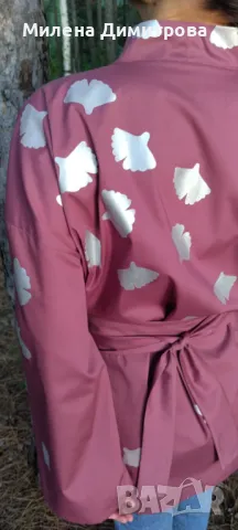 Ръчно рисувани кимона от поплин , снимка 6 - Сака - 48880285