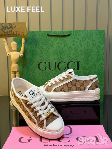 GUCCI ✨Дамски Кецове , снимка 2 - Кецове - 54305321