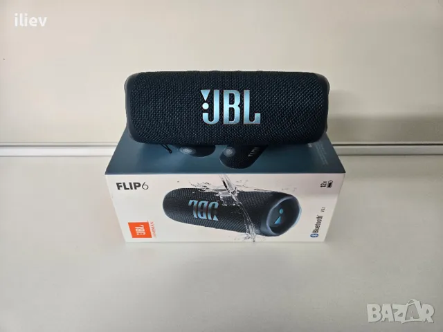 Портативна колонка JBL - Flip 6, водоустойчива, синя Чисто нова., снимка 2 - Bluetooth тонколони - 47695626