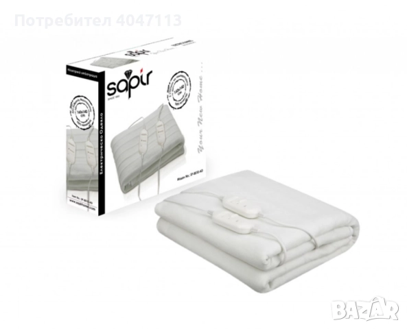 Електрическо одеяло 60W/160х140см, снимка 5 - Олекотени завивки и одеяла - 51638427