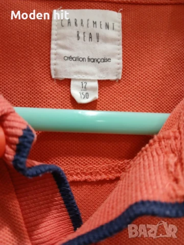 Тениска с якичка за момче размер 150 см. /11-12 г./, снимка 3 - Детски тениски и потници - 50804252