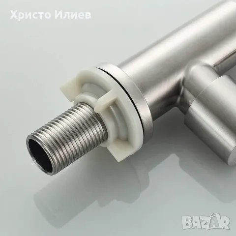 Смесител за мивка Кухненски смесител от неръждаема стомана студена вода, снимка 9 - Смесители - 50298235