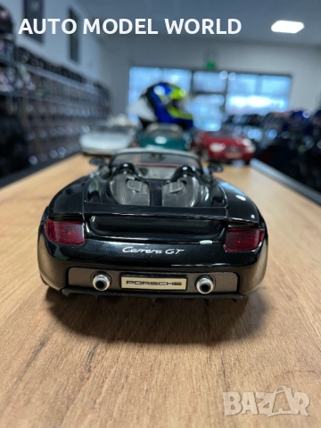 BBUARGO колекционерски модел PORSCHE CARRERA GT 2002 г. 1:18 мащаб, снимка 6 - Колекции - 52879350