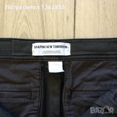 НОВИ тъмно сиви къси гащета бермуди SHAPING NEW TOMORROW размер 33, снимка 4 - Къси панталони - 51521788