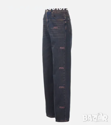 Уникален модел дамски дънки  MIU MIU, снимка 4 - Дънки - 49919801