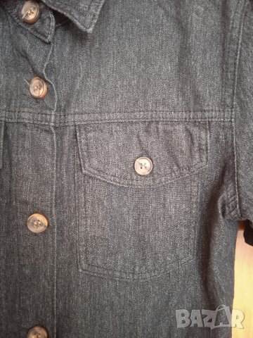 Черна дънкова рокля, снимка 4 - Рокли - 42808051