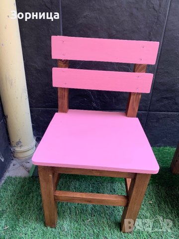Детско дървено столче , снимка 4 - Други стоки за дома - 21078709