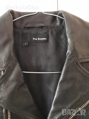 Кожено яке The Kooples XXS, снимка 2 - Якета - 51759287