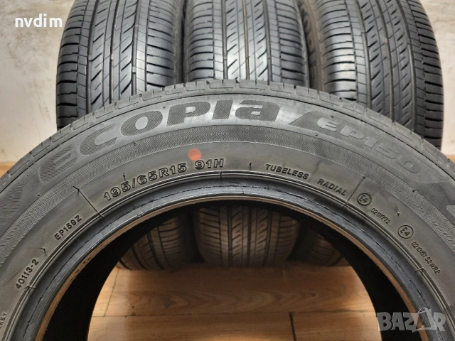 195/65/15 Bridgestone / летни гуми, снимка 8 - Гуми и джанти - 54046390